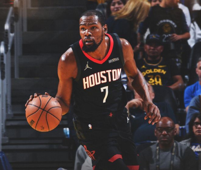 库里复出对阵杜兰特 火箭险胜勇士豪取6连胜